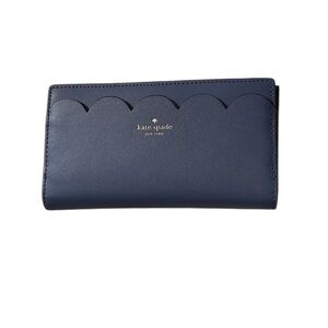 Kate Spade Blue Snap Wallet